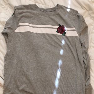 Rose long sleeve tee